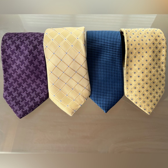 👔4️⃣ Bundle of 4 Nordstrom/ Nordstrom Men’s Shop Neckties/ Neck Ties—Standard - Picture 15 of 17